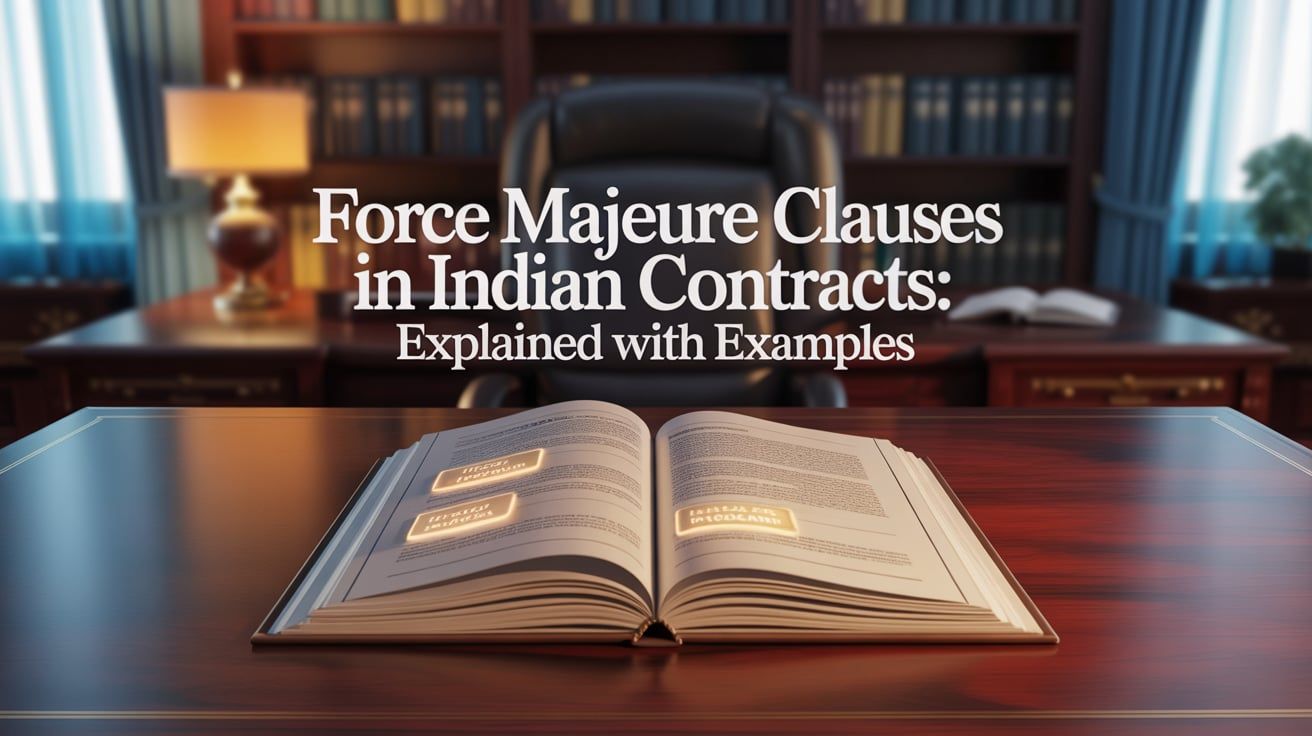 Force Majeure Clauses In Indian Contracts: Explained With Examples 
