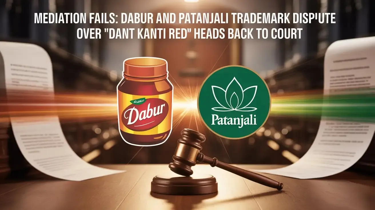 Mediation Fails: Dabur And Patanjali Trademark Dispute Over 'dant kanti red' Heads Back To Court​